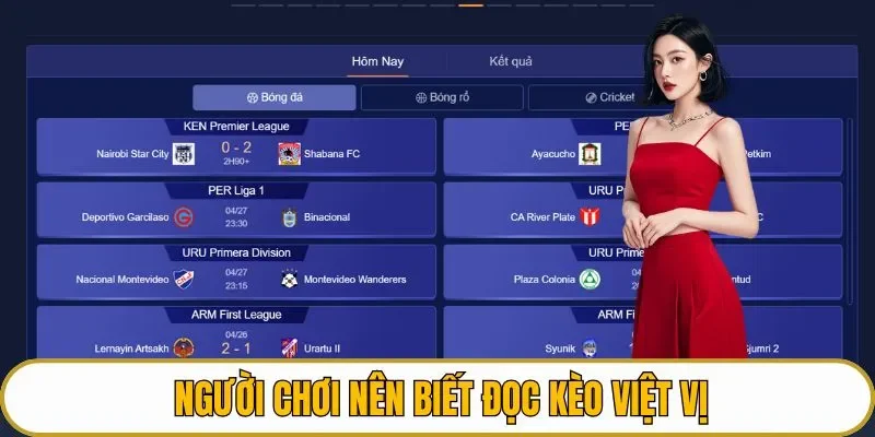 Người chơi nên biết cách đọc kèo việt vị